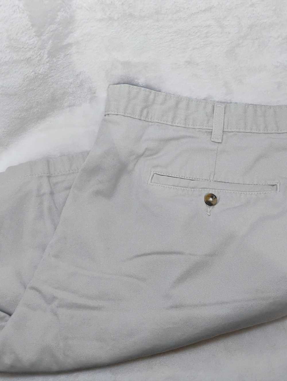 Saddlebred Mens 44 W Khaki Beige Shorts Flat Front Cargo 9" Inseam T